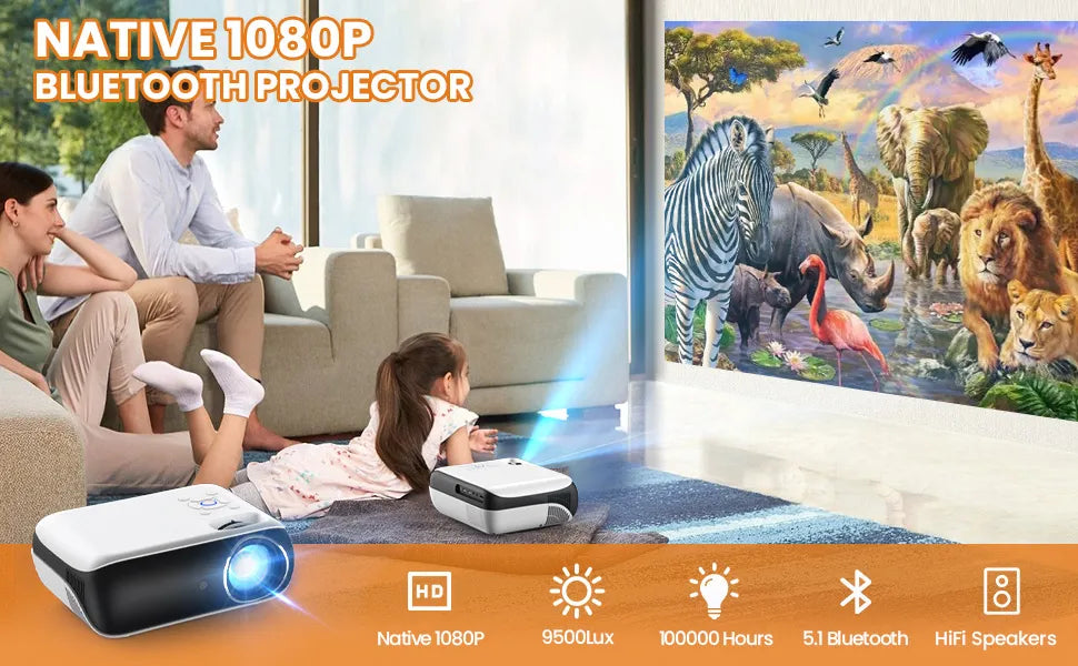 HOPVISION Beamer Projector