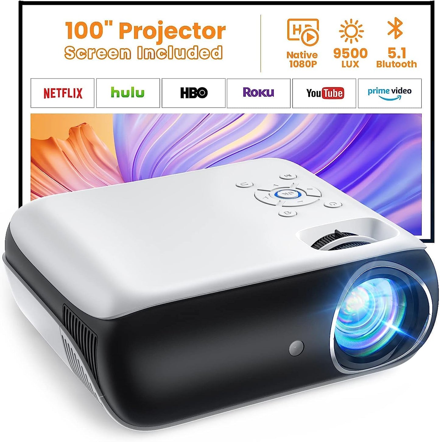HOPVISION Beamer Projector