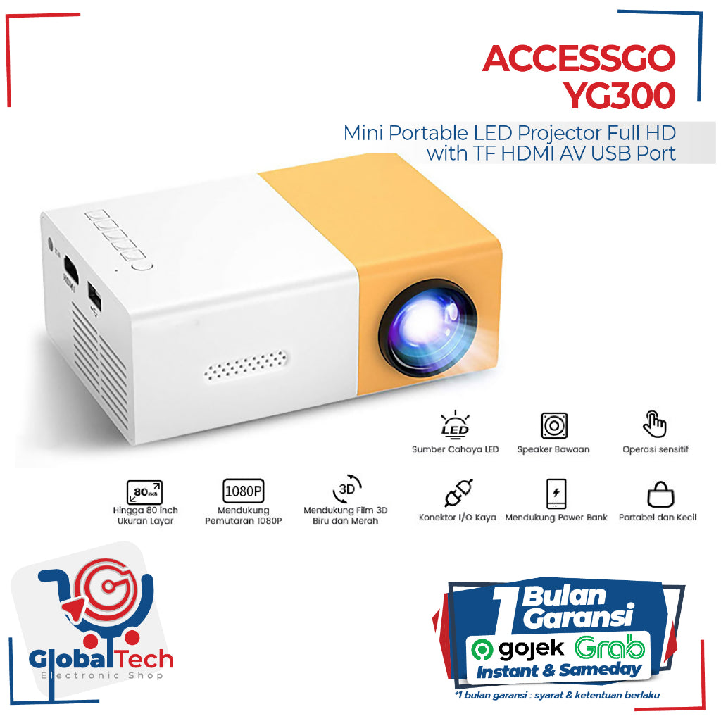 YG300 Mini Projector